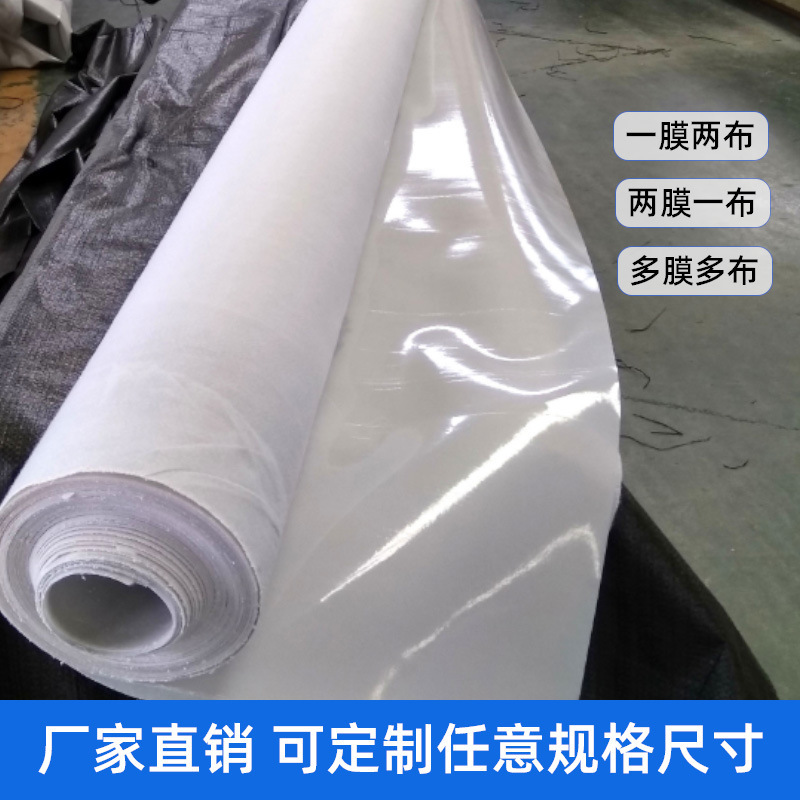 复合土工膜加厚鱼塘防渗膜hdpe膜池塘防水布鱼池两布一膜一布一膜|undefined