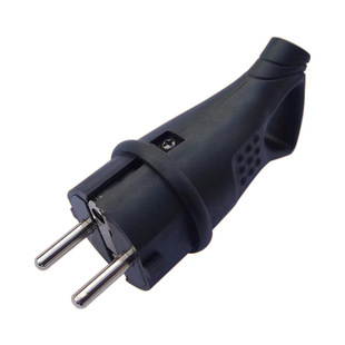 IP54 European standard waterproof plug German European gauge South Korea drop-resistant rubber socket European gauge outdoor rainproof belt pull ring