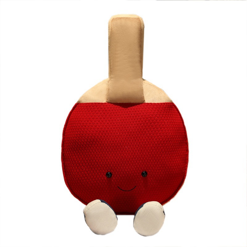 Simulación de tenis de mesa juguetes de peluche padres-hijos juegos interactivos muñecas de tela sofá almohada apoyos de disparo