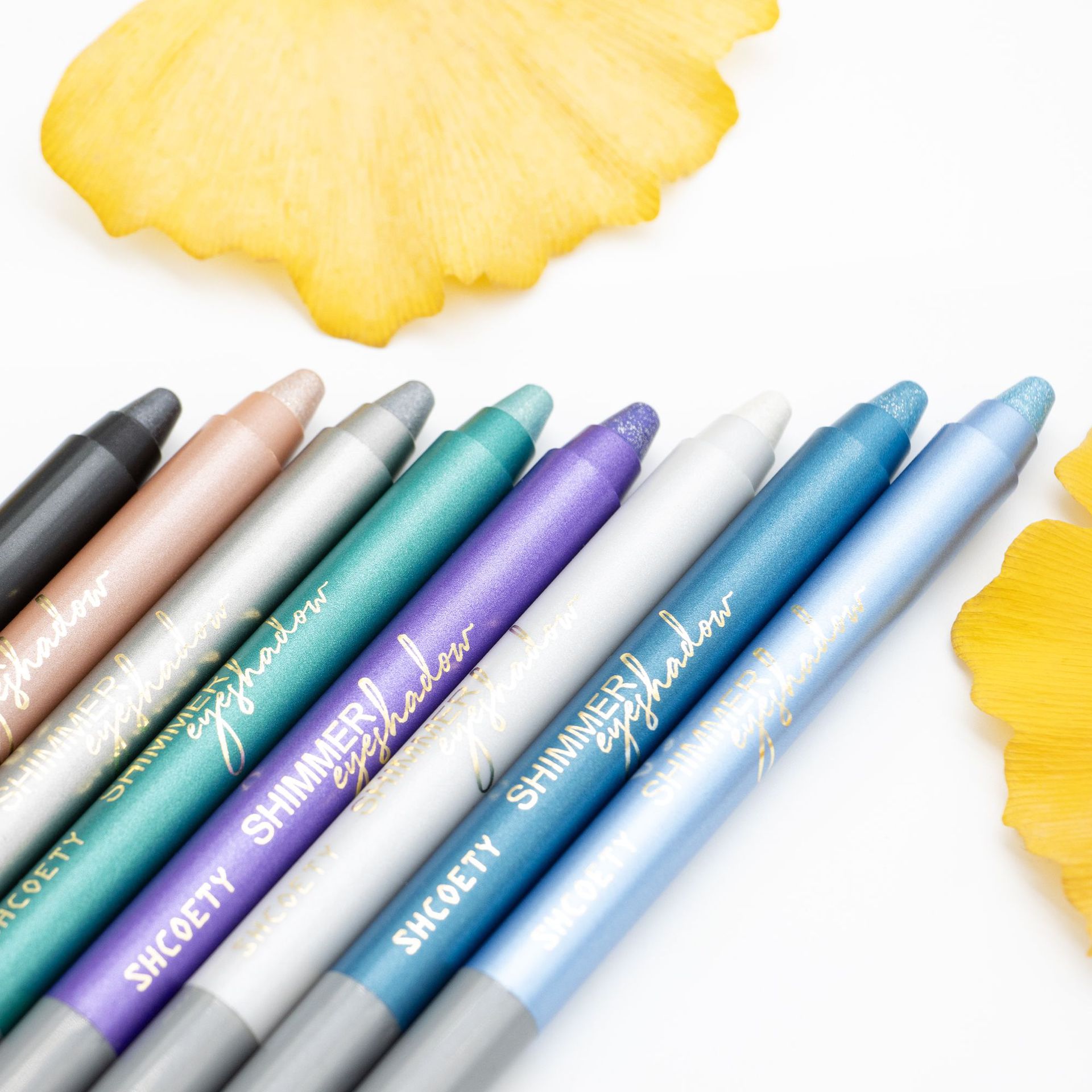 SHCOETY Cross-border exclusive 10-color pearlescent eyeshadow pen, non-smudging, pencil sharpener, eyeliner, and bed pencil foaming undefined