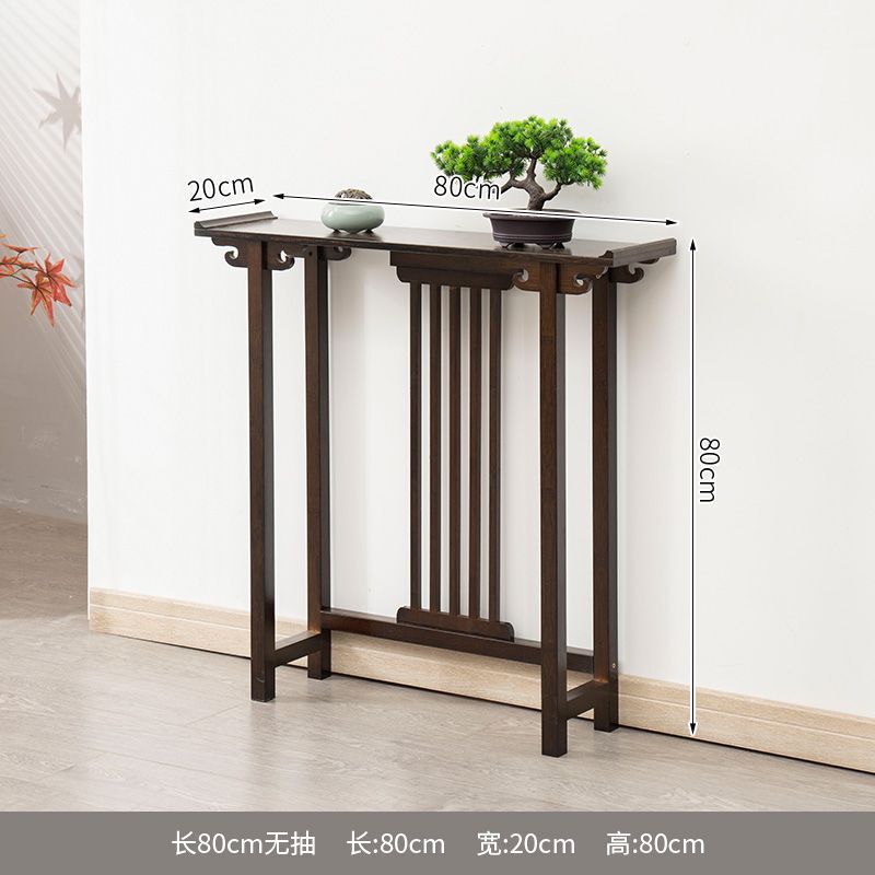 新中国式の超狭い玄関テーブルはテーブルの花棚の置物棚の客間のプロジェクトの端景台の玄関棚の狭いタイプです。|undefined