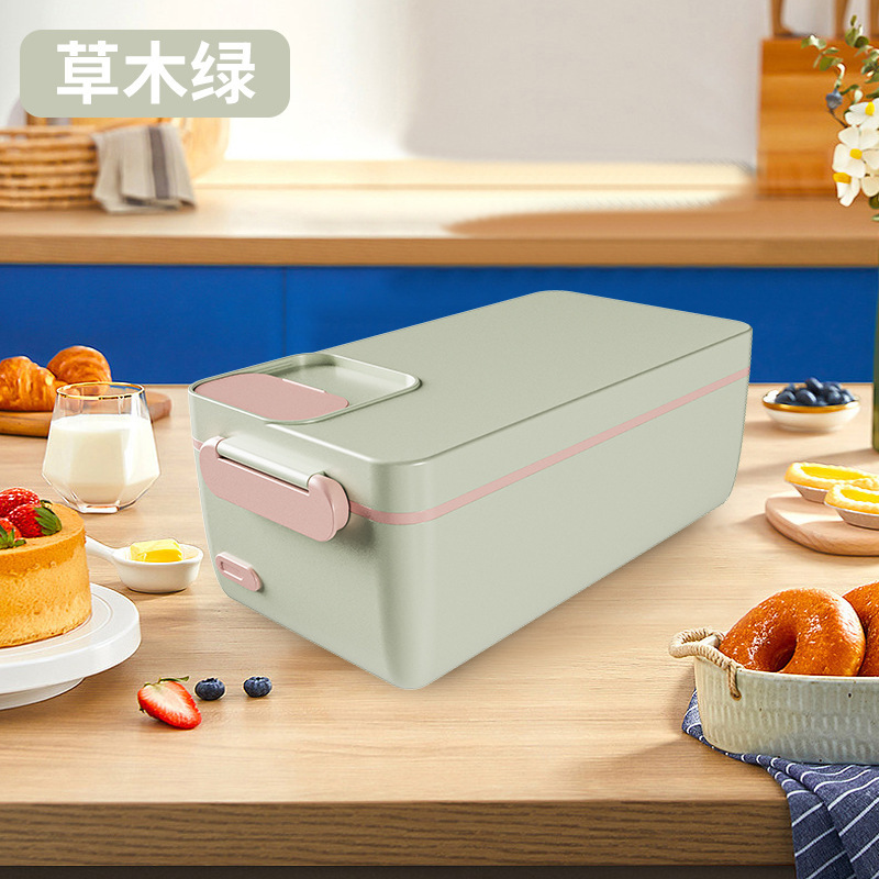 新款充电学生大容量电热保温饭盒304内胆家用上班族饭盒热饭神器|undefined