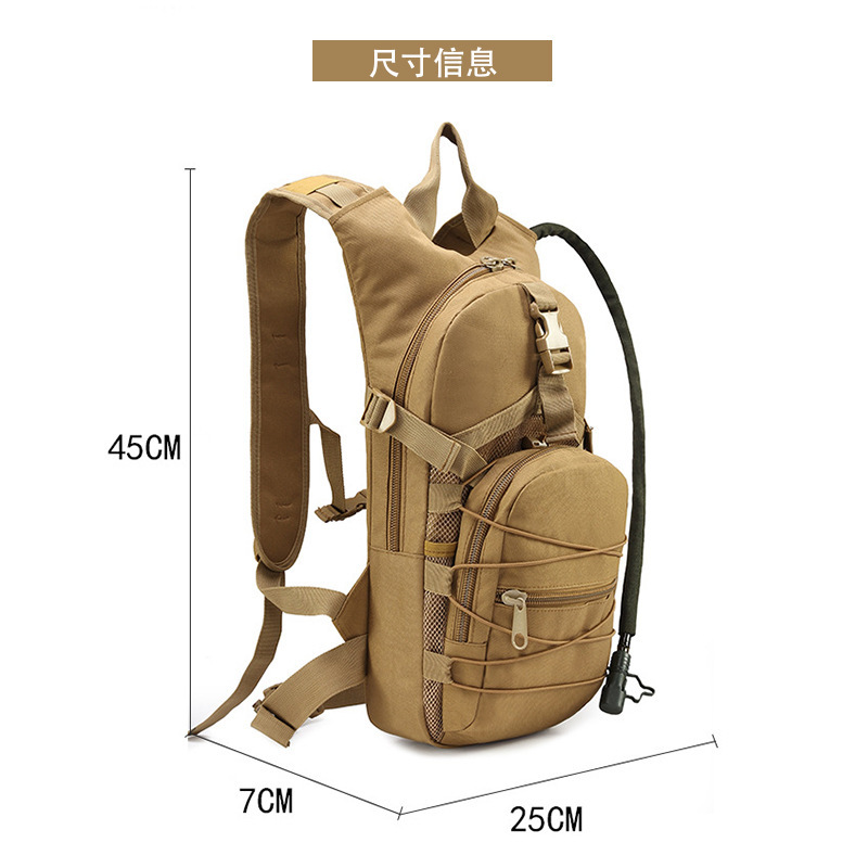 Al Aire Libre táctico camuflaje bolsa de agua mochila durable deportes al aire libre bolsa impermeable ciclismo senderismo montañismo mochila hidratante