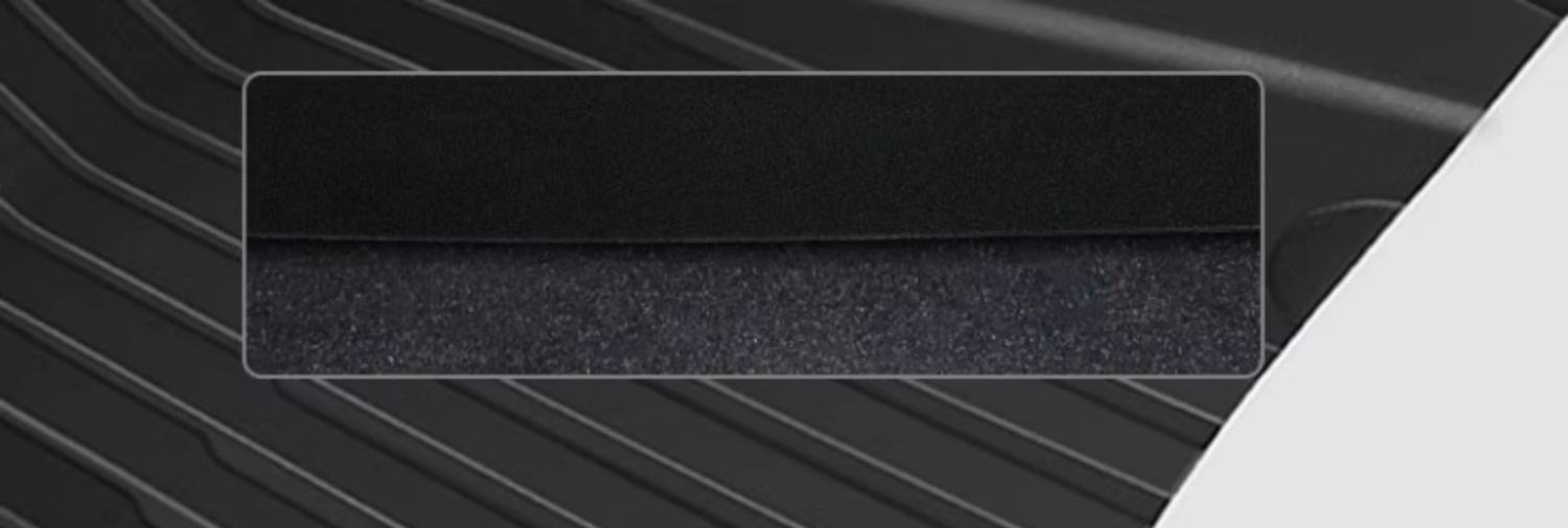 Suitable for Tesla's New Version of Model Y/Yl, Door Laser-Engraved Threshold Strips, and Velvet Anti-Kick Pads on Both Sides of the Center Console
