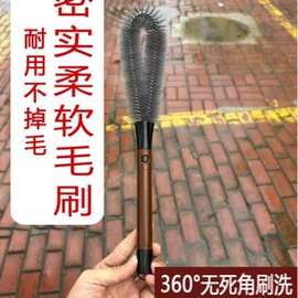 新款二合一清洁刷 家用360度杯刷缝隙刷奶瓶破壁机可弯曲刷子清洁