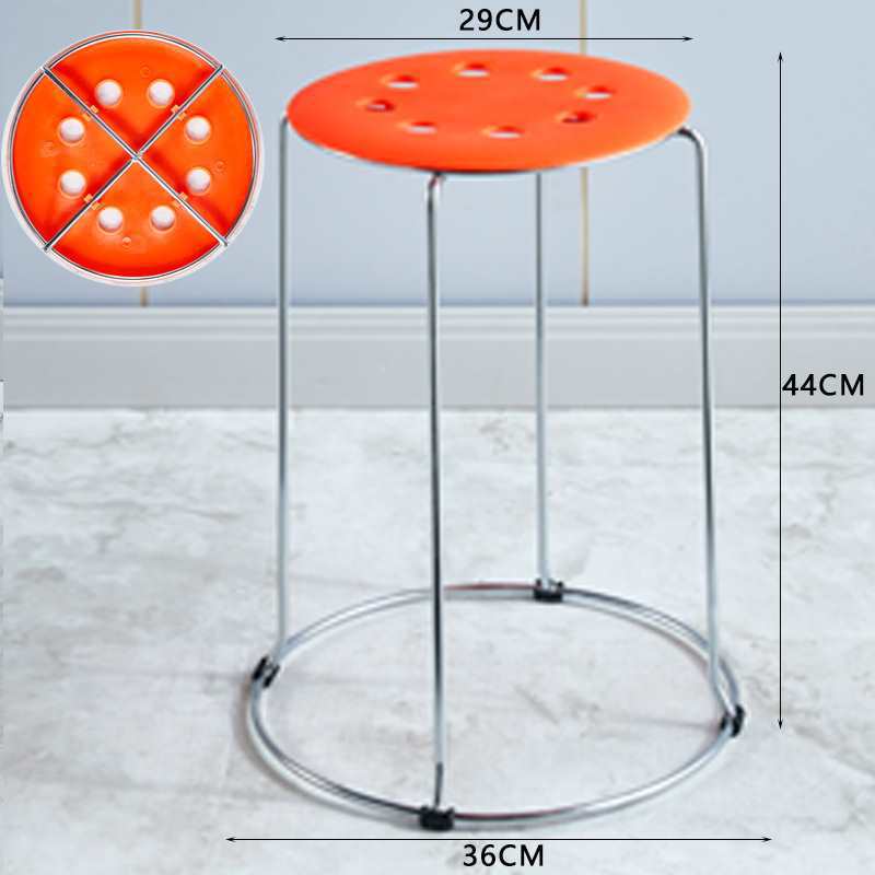 2개 팩 [높이 44cm ] 두꺼워진 주황색 플랫 버클
