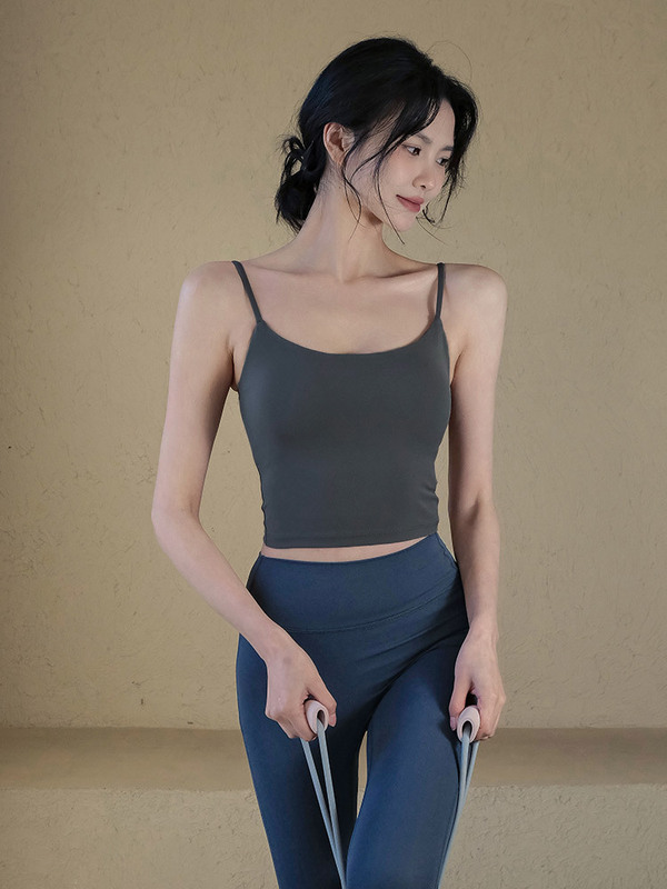 宽松显瘦健身背心吊带女大码胖妹妹运动防震上衣透气速干长裤套装|undefined