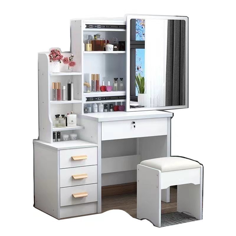 Comedor transfronterizo cajón con cerradura dormitorio económico mesa de maquillaje alquiler pequeño armario de almacenamiento