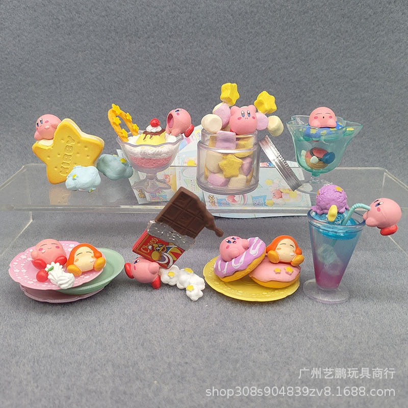 Star Karby Scene 8 Blind Boxes, послеобеденный чай, десерт, мороженое, миниатюрная еда и игрушки, самодельные украшения, детский захват