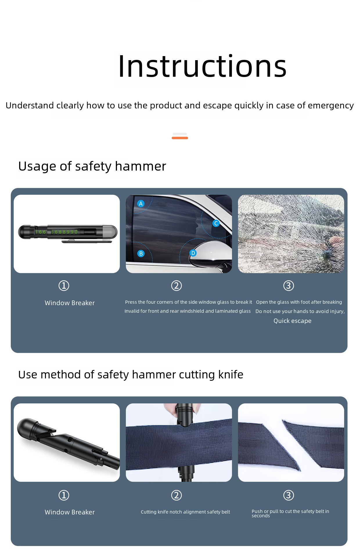 Car Safety Hammer Image 9
