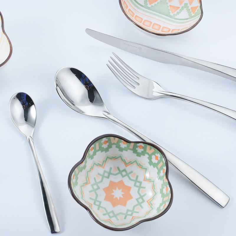 Edelstahl Besteck Set 3-tlg Steakmesser Gabel Und Löffel_voghion.com