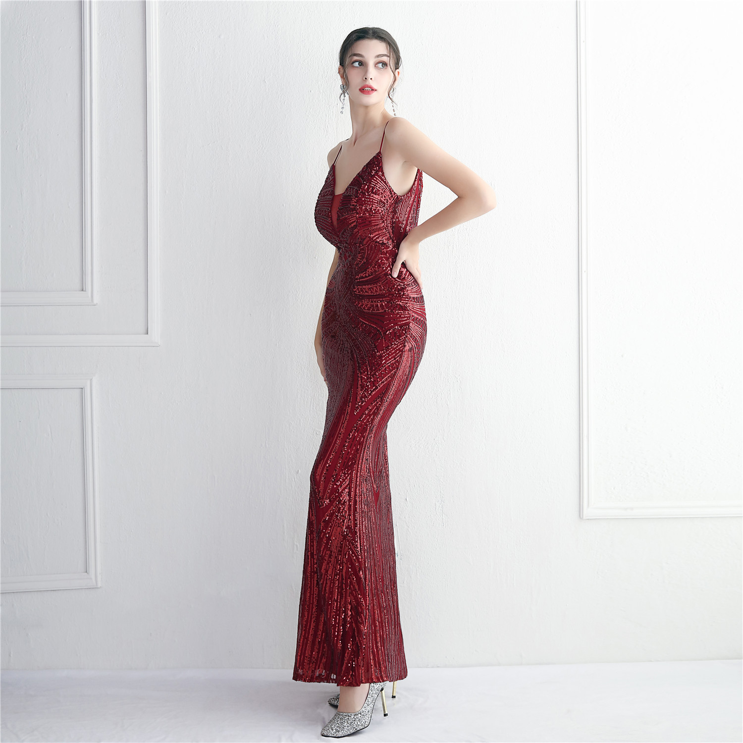D9403 1900K ÁO HAI DÂY NỮ YIEOUBA DÁNG ÔM BODY GỢI CẢM SEXY HỌA TIẾT HOA HAI DÂY HỞ VAI THỜI TRANG NỮ G05 SẢN PHẨM MỚI