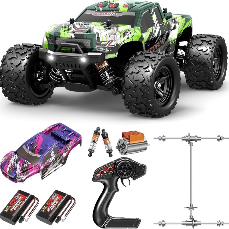 クロスボーダー 1/18 ブラシレス高速四輪駆動 2.4 グラムフルスケールプロフェッショナル RC リモートコントロールオフロード大型バイク 1/14 ブラシ付き|undefined