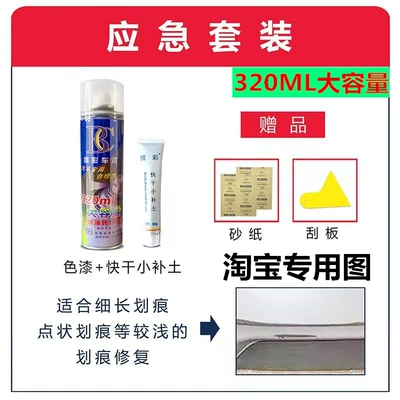 and white, original factory self-spray — Avtomobil boya qələmləri - 320ml-single-bottle-of-self-spraying-paint-with-primer-please-note-the-color