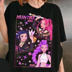 欧码棉TKpop Demon Hunters Jinu Manga Graphic Tee, Kpop H跨境