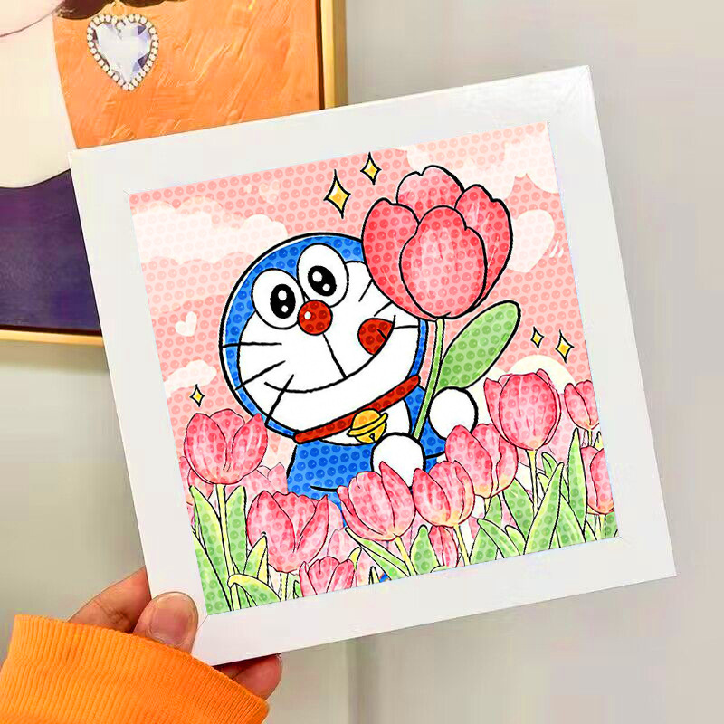 Nuevo dibujo de diamante infantil de labu diy pegatinas de diamante con marcos de fotos hechas a mano diy puzzle pegatinas de mampostería image 65
