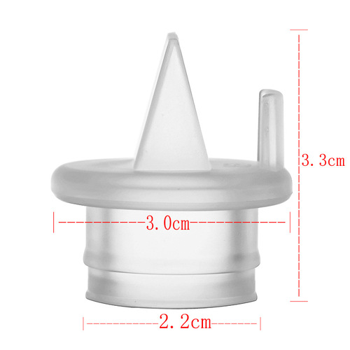 吸奶器鸭嘴阀硅胶单向阀透明通配手动电动