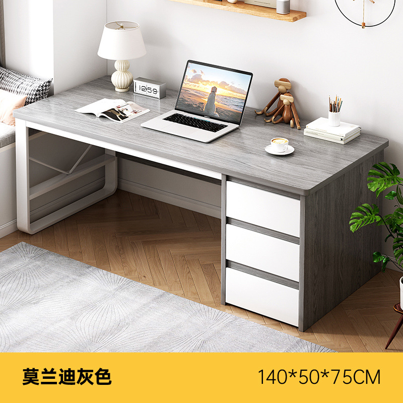 Escritorio para computadora doble Escritorio con cajón Dormitorio Hogar Escritorio simple Escritorio moderno simple Banco de trabajo