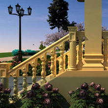 现浇楼梯扶手模具新款加厚欧式罗马柱室内室外两用建筑模具模板