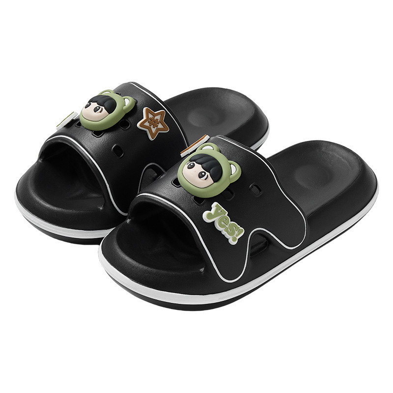 New Summer Women's Slippers: Non-Slip, Soft Sole, Breathable, Cartoon Anime, Versatile, Korean Top Quality Style, Comfortable Beach_voghion.com