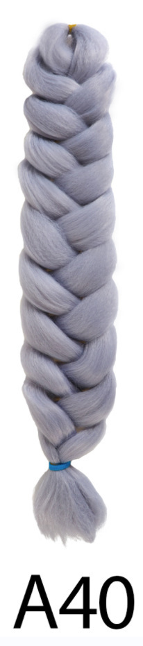 Peruca de comercio exterior fibra química africana gran trenza 165g trenza jumbo trenza cabello de alta temperatura seda trenza