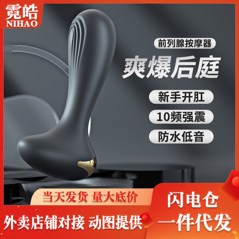 Laile Sette Posterior Anal Plug Unisex Silicone Rear Massager Adult Sex Supplies