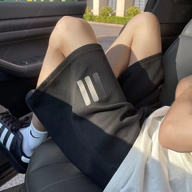 Three-Bar Three-Dimensional Icon Casual Shorts Men's Summer American Style Retro Trendy Brand Mid-Pants Loose Five-Fit Sports Pants Three-Bar Three-Dimensional Icon Casual Shorts Men's Summer American Style Retro Trendy Brand Mid-Pants Loose Five-Fit Sports Pants
