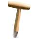 Horticultural hole punch T-type fertilization vegetable seed transfer seedling planting tools wooden handle garden top dressing hole punch
