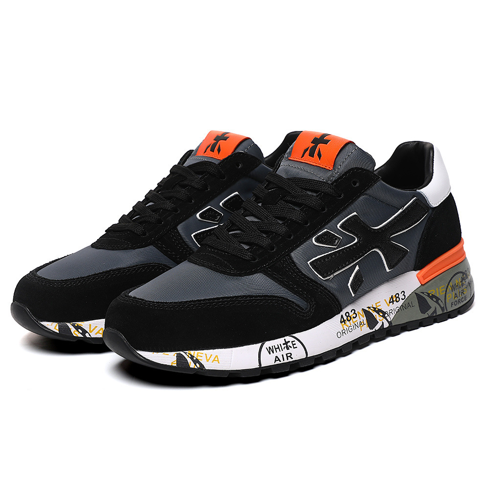 Comercio exterior transfronterizo nuevos zapatos masculinos premium, suela gruesa transpirable, zapatos deportivos casuales de cuero anti-pelú.