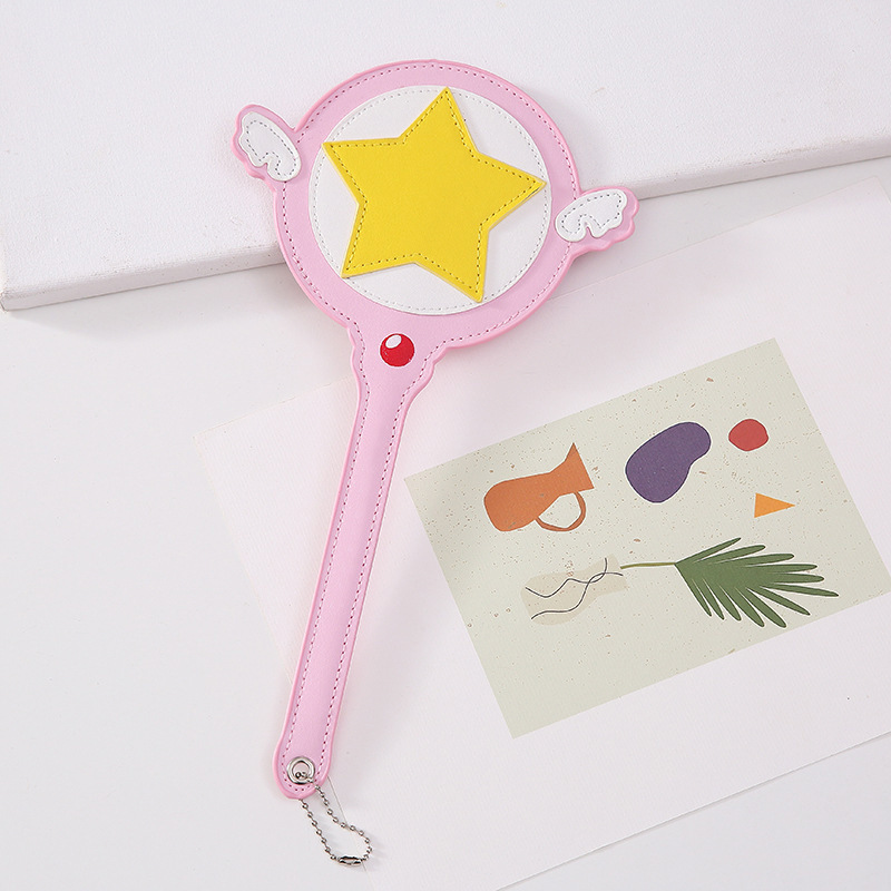 Second Dimension Magic Wand Props Card Set Wing Card Set Cute Girl's Staff Fairy Stick Bus Card Set