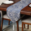 Two-color woven organic material with tassels, table mat, industrial decorations, American style, cotton and linen