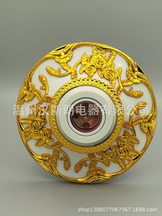 Export Export Screw E27, B22 Lamp Holder, Lamp Holder, Plastic Decorative Colorful Fancy Lamp Panel Factory Direct Supply