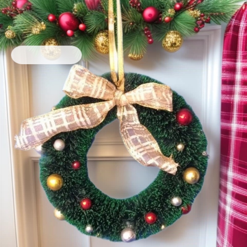 La fábrica sirve directamente para esparcir polvo, coronas navideñas, mariposas, puertas de cuentas pintadas, colgantes de decoración navideña para el hogar en las tiendas del Centro comercial.