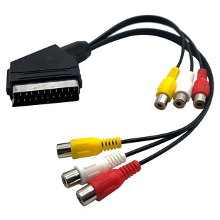 SCART���߰��^�D6RCA��SCART�D��ҕ�l��scartĸ��scart�DAV���L��