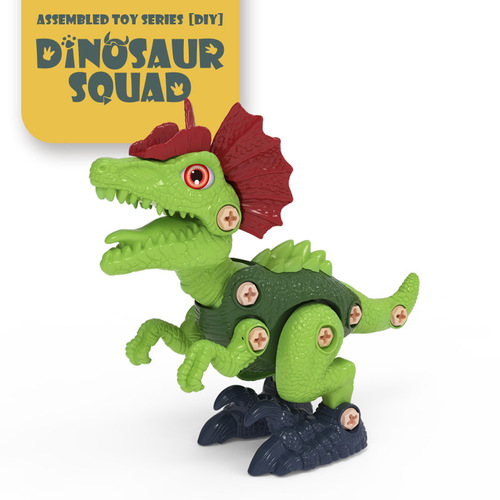 Amazon Bestselling DIY Assembly Dinosaur Toy Electric Drill Screw Screw Assembly Toy Building Block Toy
