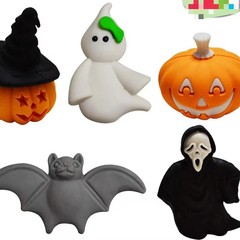 漫画のアイデアかわいいハロウィーン消しゴム鬼節3dスタイル消しゴムクロスボーダー消しゴムセット子供文房具