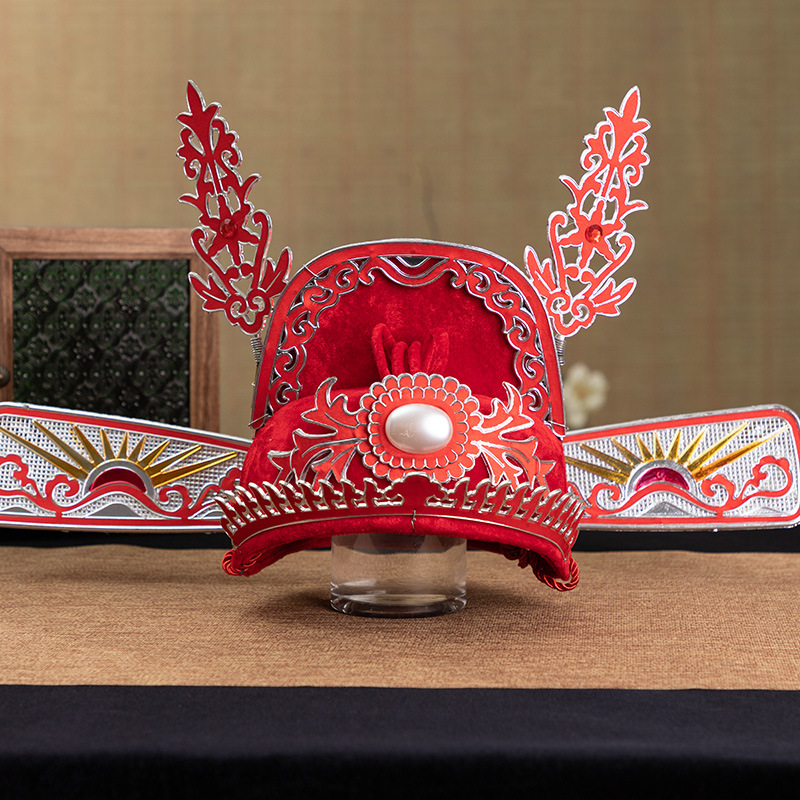 Qianzhu 中秋節博餅帽子、状元服、状元帽子、新郎帽子、中国風の結婚式、状元馬博餅|undefined
