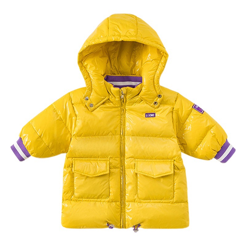 Chaqueta de plumón para niños de no devolución de bienestar chaqueta engrosada para niños y niñas chaqueta de invierno casual cálida de algodón acolchado