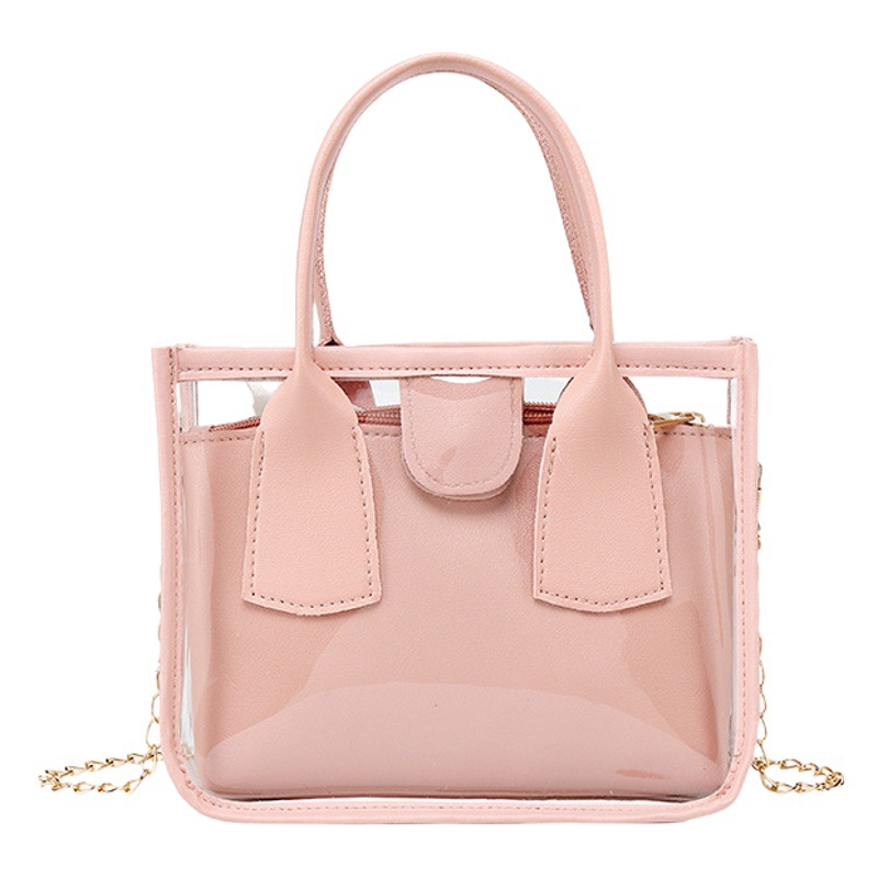 Bolso transparente de comercio exterior, nuevo modelo de bolso de mano para mujer, verano 2025, bolso pequeño versátil, bolso cruzado para mujer.