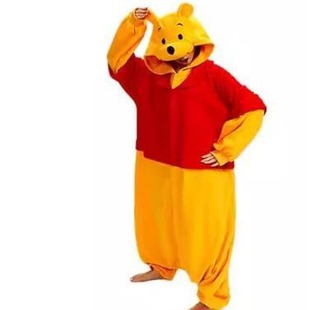 Pooh Bear�S���ܿ�ͨ�B�w˯����Ů��H���߼Ҿӷ���ͯ kigurumi