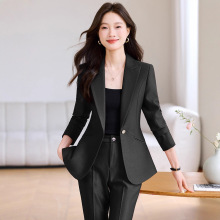 西装套装女秋冬新款高级感气质韩版休闲百搭职业装工作服西服外套