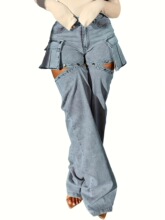 Q 15117 Two-Way Wear Casual Jeans ����ţ�п� �羳ŷ��
