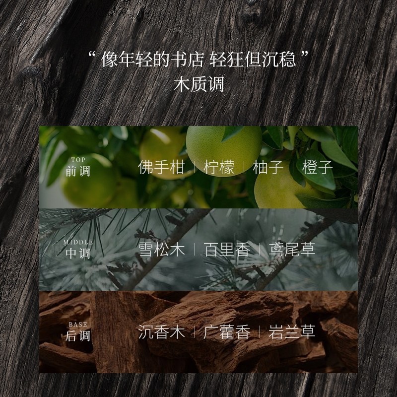 CITTA/西苔【手取り500ML】木蓋角瓶精油アロマホーム寝室アロマ置物|undefined