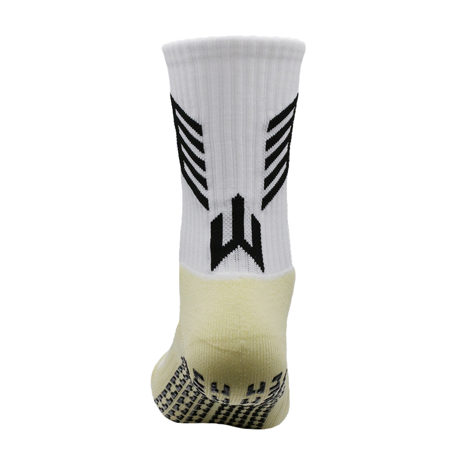 Football socks mid-tube socks adhesive socks with thick towel bottom non-slip sports socks_voghion.com