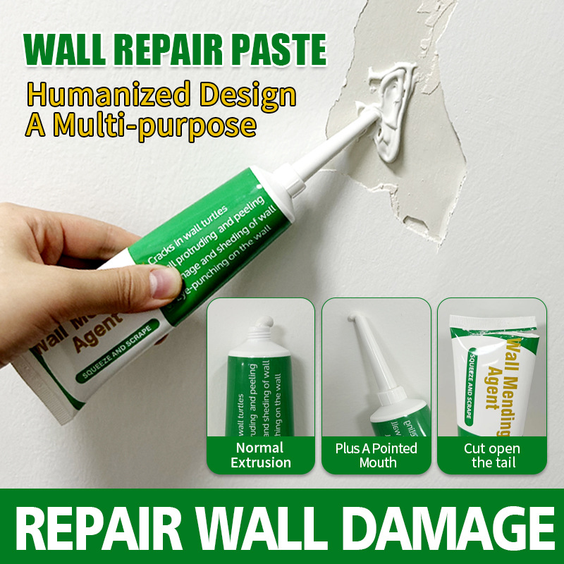 跨境Wall Repair Kit裂缝修复腻子白色补墙膏家用墙面修补套件