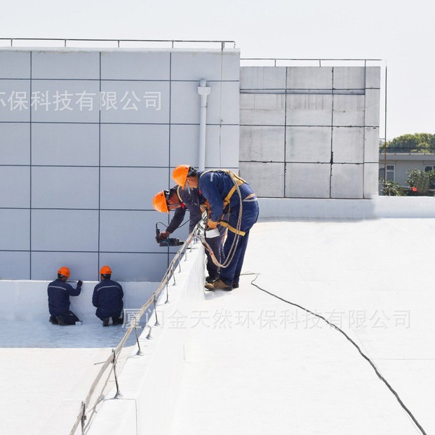 威廉环保防水铺装材天台屋顶双组份氟硅防水材水性防水涂料厂家
