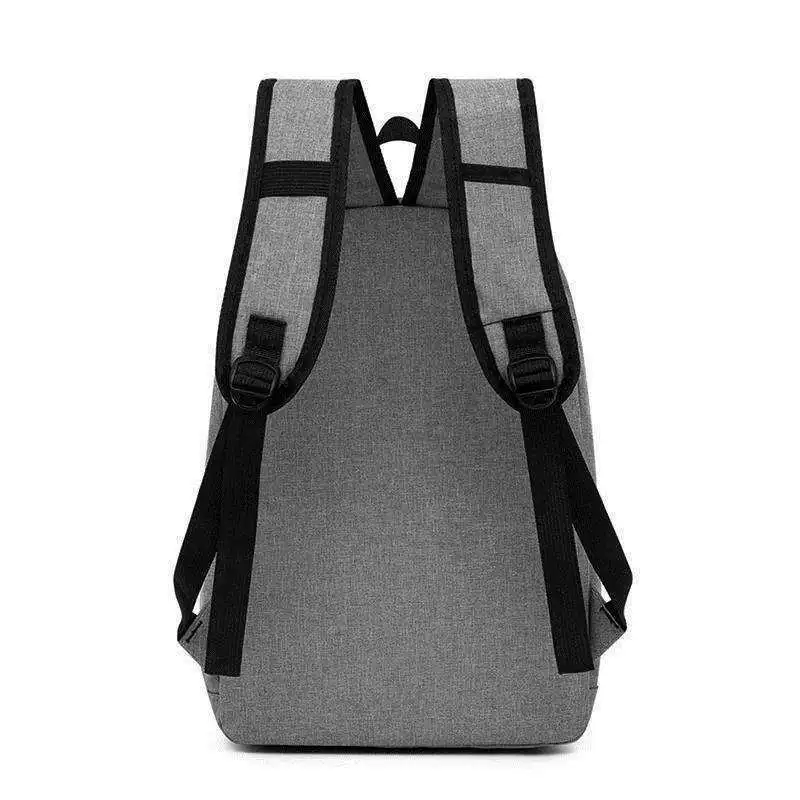 Capacious backpack, men's cloth travel bag for leisure