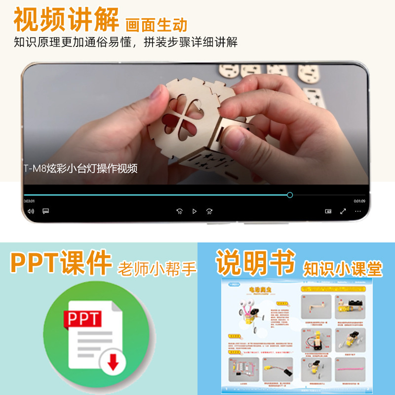 教育用木製潜望鏡技術少量生産 DIY 子供と学生の創造的な科学実験科学と教育玩具|undefined