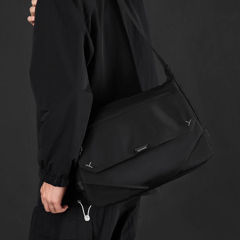 WEPOWER nueva moda bolsa de correo casual, bolso de negocios de hombre, gran capacidad, bolso de hombro de viaje ligero
