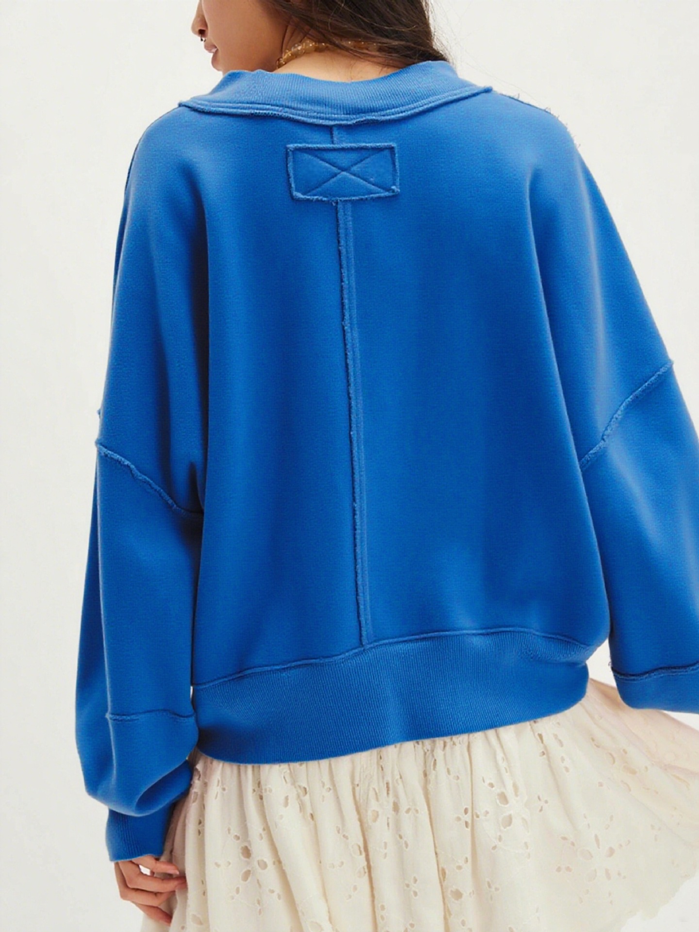 Women's Long Sleeve Pullover Sweatshirt Casual Autumn Winter_voghion.com